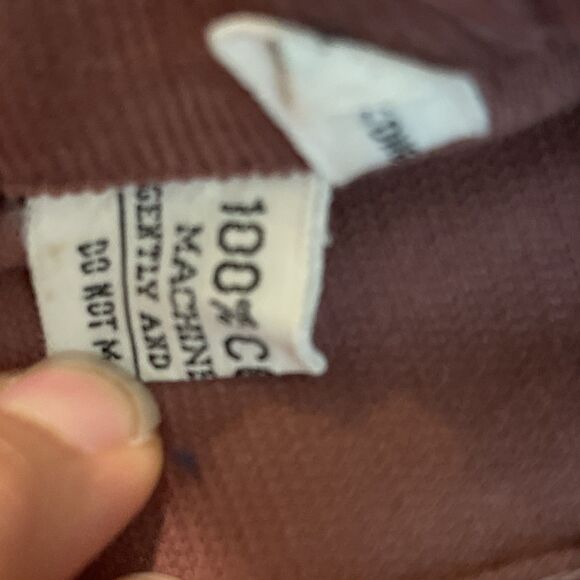 VTG Coverall Jumpsuit Womens M Corduroy Flare Wide Leg Groovy 70s Retro Brown - Picture 6 of 16